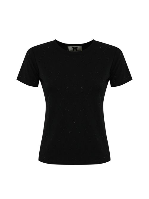 T-shirt con rombi diamanti Nero NO SECRETS | 251NS066LIQUIRIZIA
